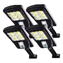 Pack 4 Foco Solar Led Exterior Con Sensor De Movimiento Ip65___.jfif